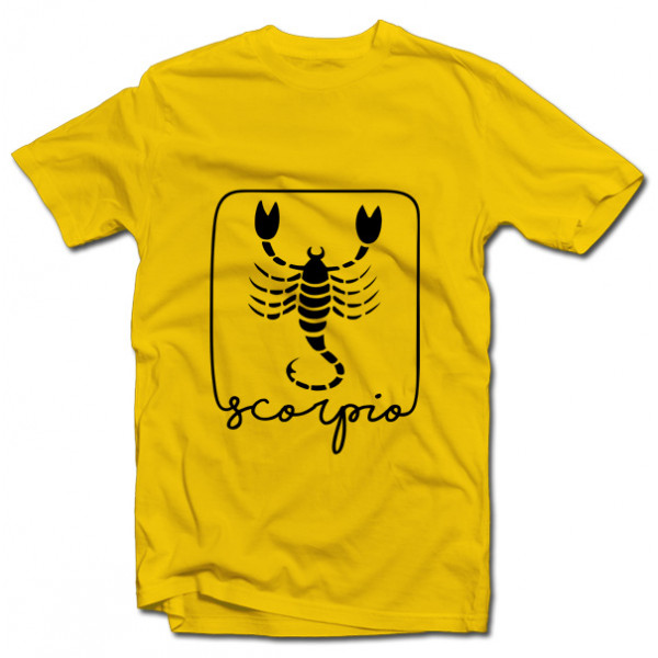 Póló csillagjegyekkel "Scorpio"