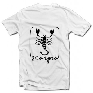 Póló csillagjegyekkel "Scorpio"