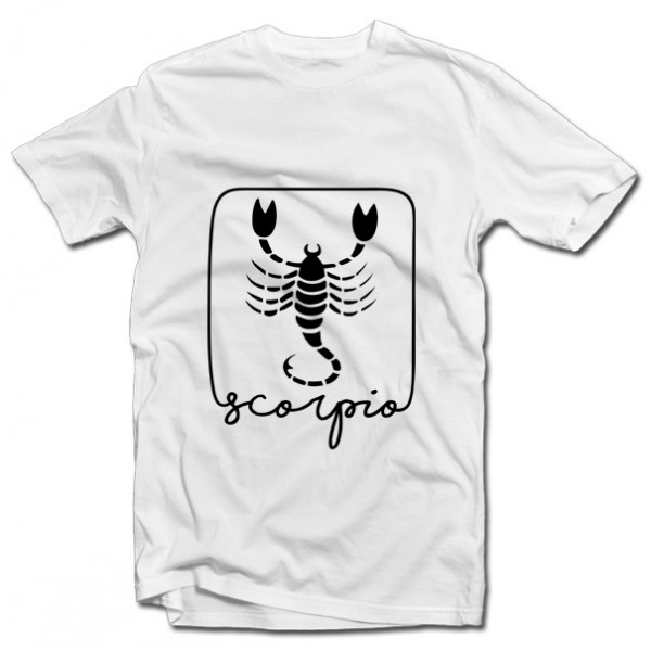Póló csillagjegyekkel "Scorpio"
