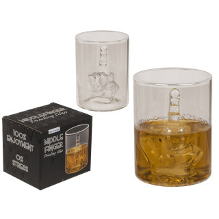 Whiskey pohár „Middle Finger“, 350 ml Whiskey pohár „Middle Finger“, 350 ml