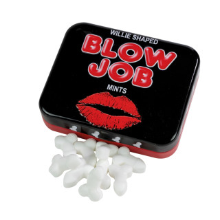 Cukorkák dobozban "Blow Job Mints"