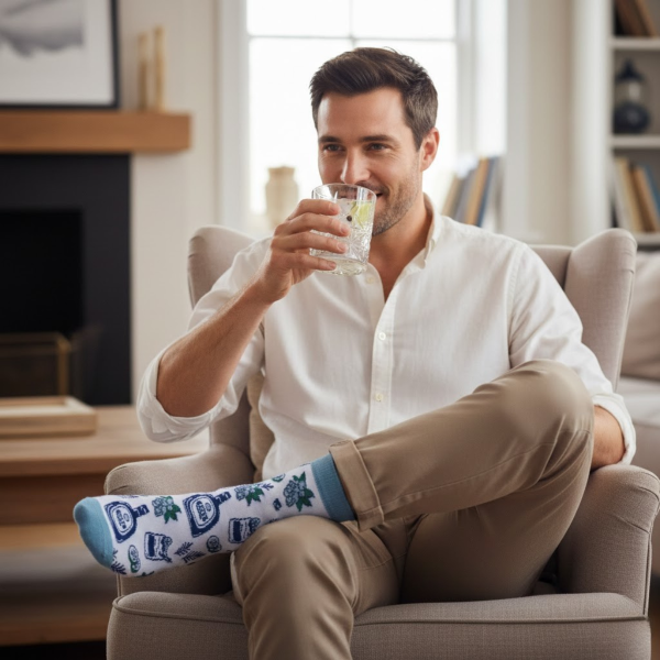 Ajándékkészlet "Italok" (pohár + zokni)