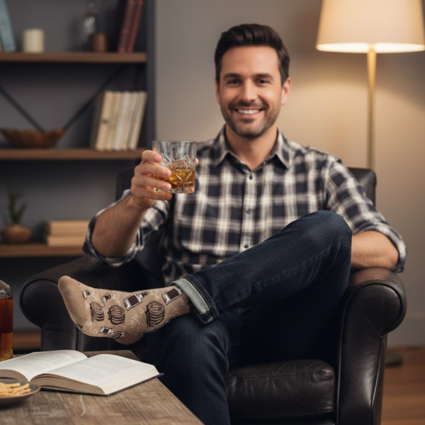 Ajándékkészlet "Italok" (pohár + zokni)