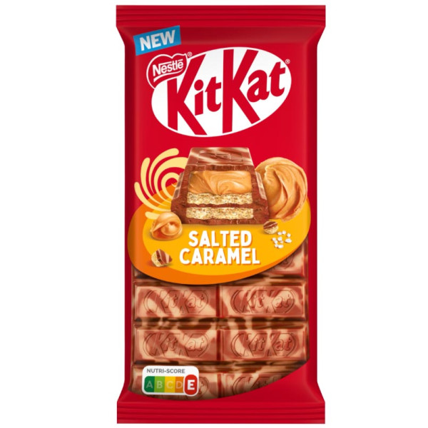"KIT KAT" tejcsokoládé sós-karamellás töltelékkel, 99g