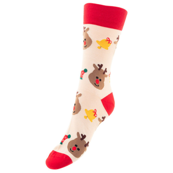 Karácsonyi zokni "Kis rénszarvasok"
