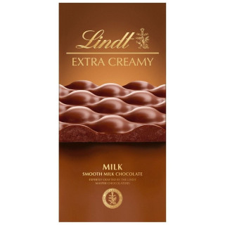 LINDT extra krémes tejcsokoládé, 80 g