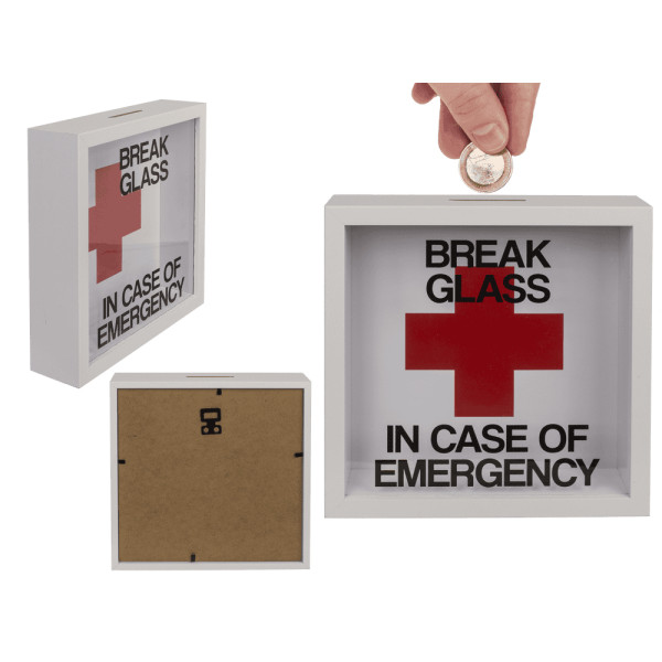 Fa persely - keret "Emergency fund" Fa persely - keret "Emergency fund"