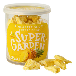 SUPER GARDEN fagyasztva szárított ananász, 35 g