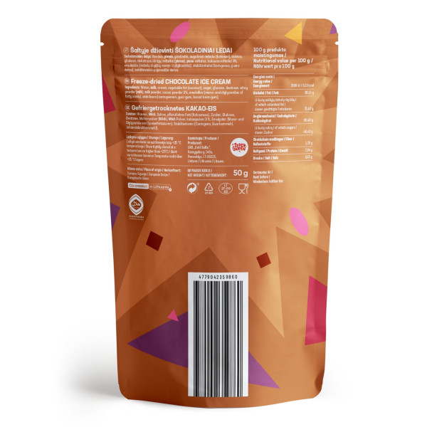 STAR CANDIES fagyasztva szárított csokoládéfagylalt, 50g