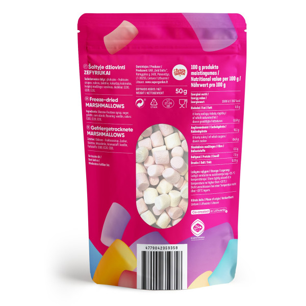 STAR CANDIES fagyasztva szárított mályvacukor, 50 g