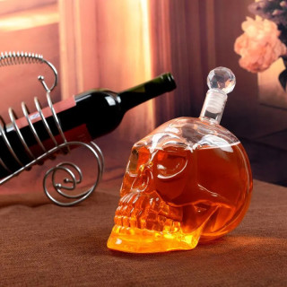 Üveg dekantáló "Koponya" (1000 ml)