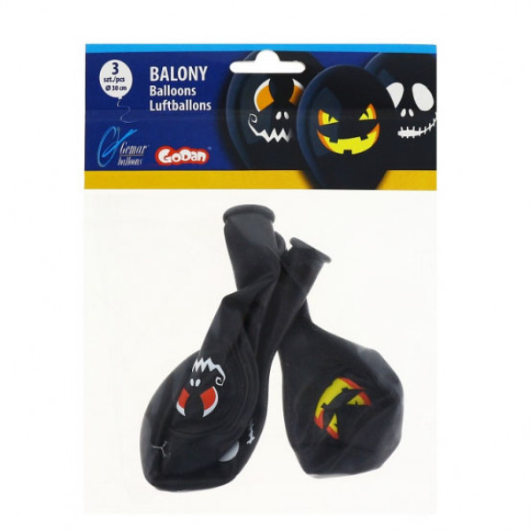 Prémium lufik "Halloween arcok" (3 db.) Prémium lufik "Halloween arcok" (3 db.)