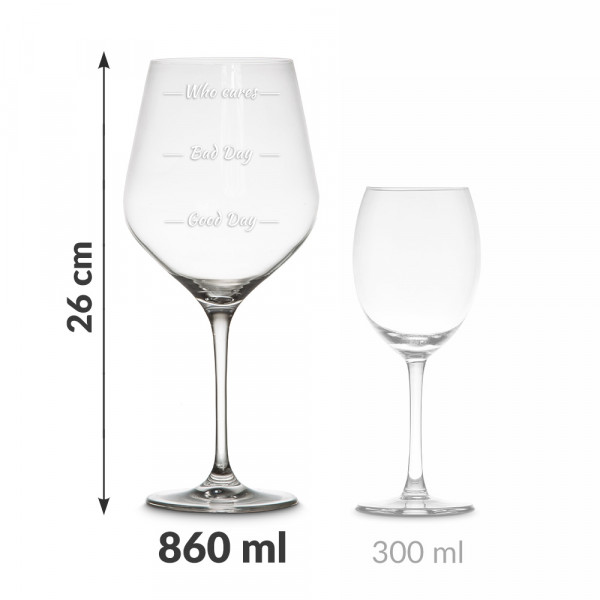 Bor és whiskey pohár szett "Kit érdekel"