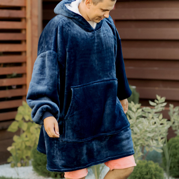 BARAMOOR pulóver-takaró "Navy Blue"