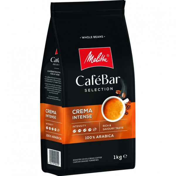 MELITTA CAFEBAR Krémes intenzív kávébab, 1 kg MELITTA CAFEBAR Krémes intenzív kávébab, 1 kg