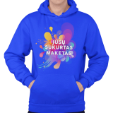 Kapucnis pulóver egyedi dizájnnal (kapucnival)