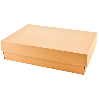 Kétrészes doboz, barna 250x155x50 mm