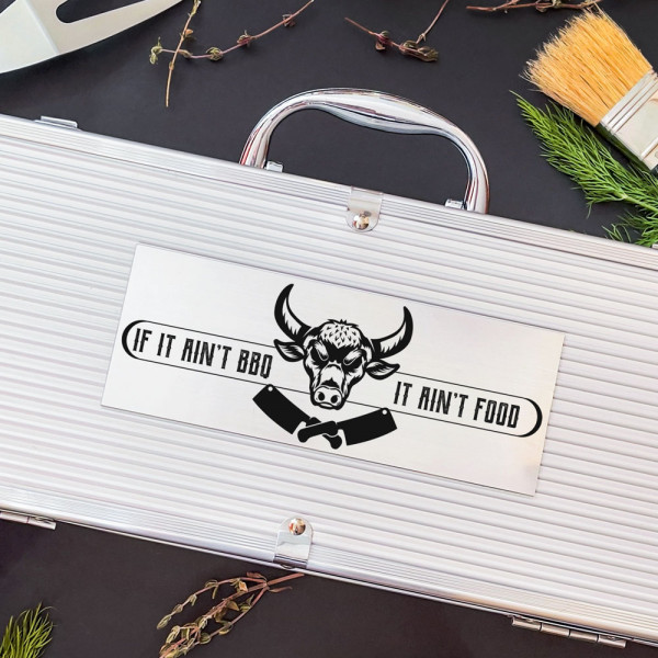 BBQ készlet "Ha nem BBQ, akkor nem kaja" BBQ készlet "Ha nem BBQ, akkor nem kaja"