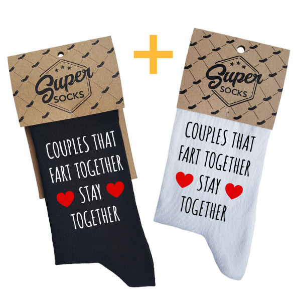 Páros zokni szett "Fart together" Páros zokni szett "Fart together"