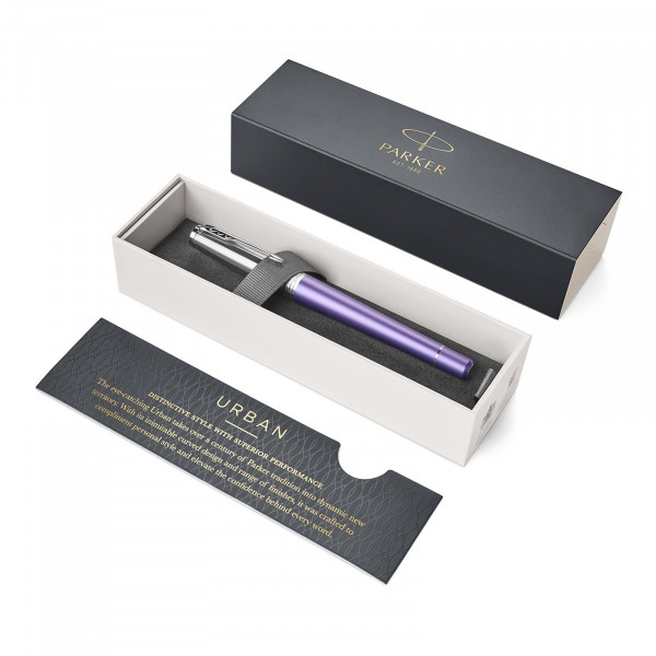 PARKER "URBAN PREMIUM Violet" töltőtoll (gravírozás felár ellenében kérhető) PARKER "URBAN PREMIUM Violet" töltőtoll (gravírozás felár ellenében kérhető)