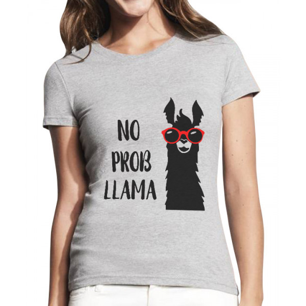 Női Póló "No prob-llama"