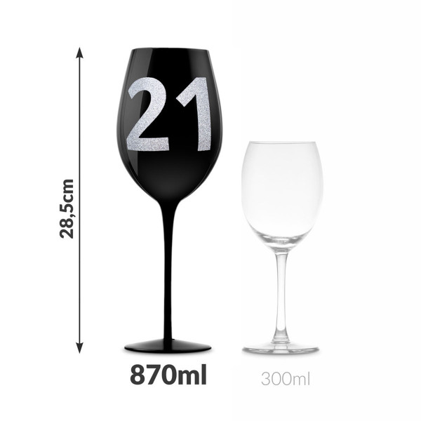 XXL Borospohár 21-es számmal (860 ml)