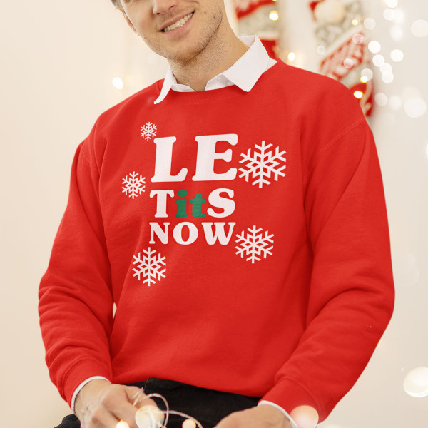 Pulóver "Let it snow" (kapucni nélkül)