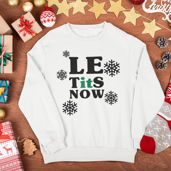 Pulóver "Let it snow" (kapucni nélkül)
