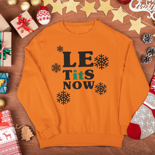 Pulóver "Let it snow" (kapucni nélkül)
