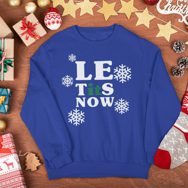 Pulóver "Let it snow" (kapucni nélkül)