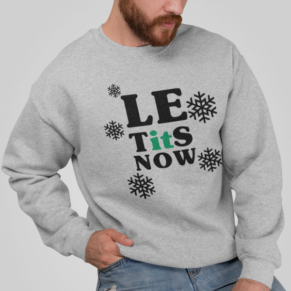Pulóver "Let it snow" (kapucni nélkül)