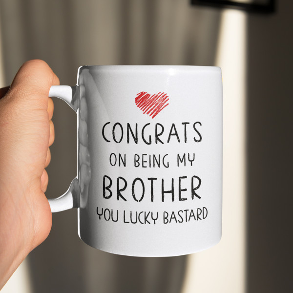Bögre "Gratulálok, hogy a bátyám vagy" Bögre "Gratulálok, hogy a bátyám vagy"