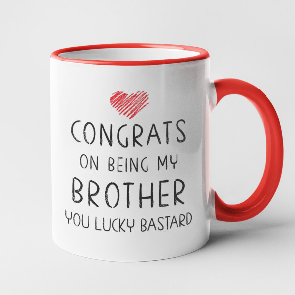 Bögre "Gratulálok, hogy a bátyám vagy" Bögre "Gratulálok, hogy a bátyám vagy"