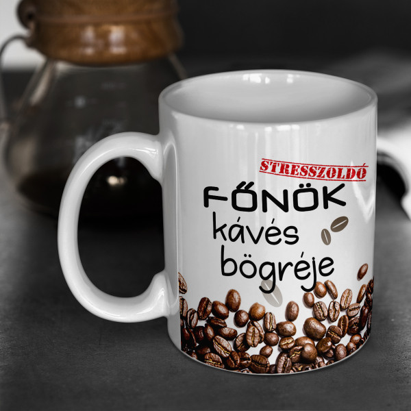 A főnök stresszoldó bögréje