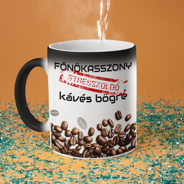 A főnökasszony stresszoldó bögréje A főnökasszony stresszoldó bögréje