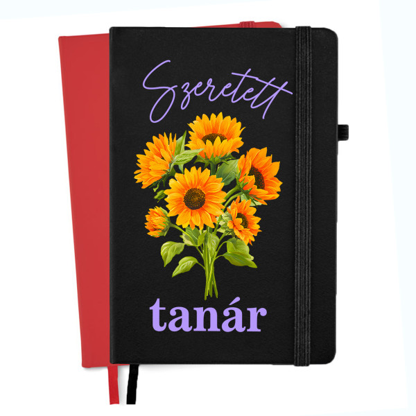 A5-es jegyzetfüzet "Szeretett tanár" A5-es jegyzetfüzet "Szeretett tanár"