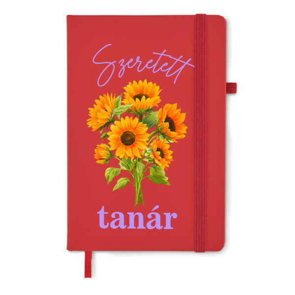 A5-es jegyzetfüzet "Szeretett tanár" A5-es jegyzetfüzet "Szeretett tanár"