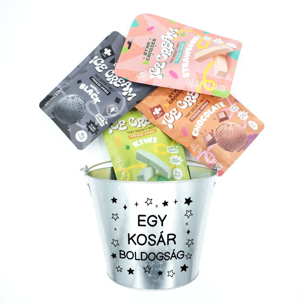 Ajándékcsomag "Egy kosár boldogság"