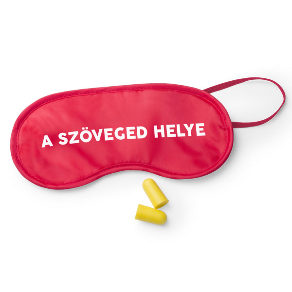 Alvó maszk saját szöveggel