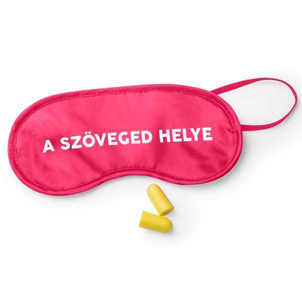 Alvó maszk saját szöveggel