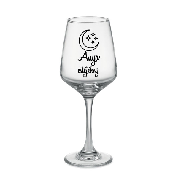 "Anya estéjéhez" borospohár (400ml)