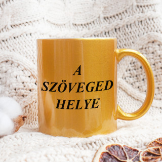 Arany bögre saját szöveggel