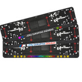 Autó rendszámtábla keret a saját terveddel