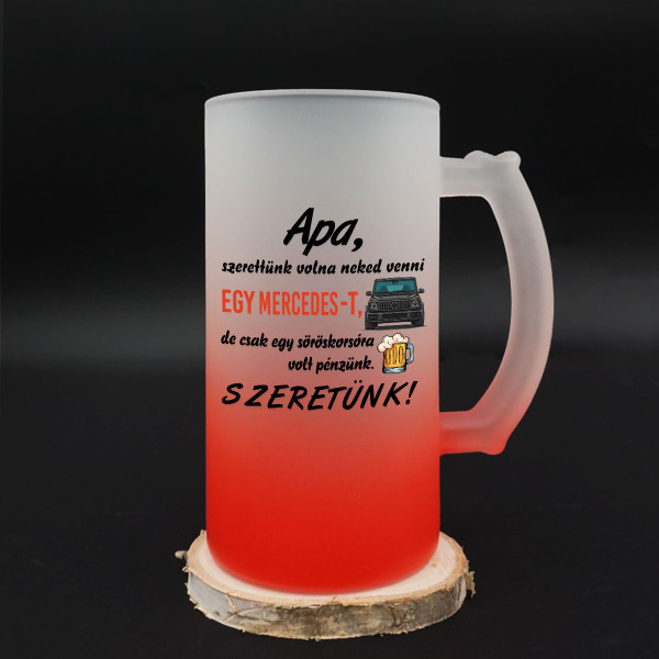 Söröskorsó "Egy Mercedest akartunk adni neked"