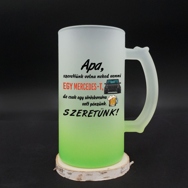 Söröskorsó "Egy Mercedest akartunk adni neked"