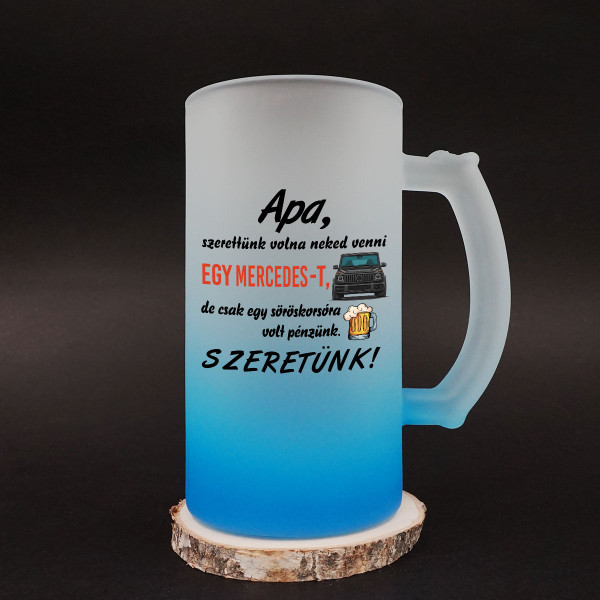 Söröskorsó "Egy Mercedest akartunk adni neked"