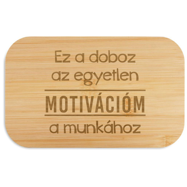 "BEIBABOX – motiváció a munkához" uzsonnás doboz