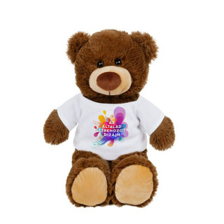 Plüss medve "Bernie" egyedi dizájnnal (25 cm)