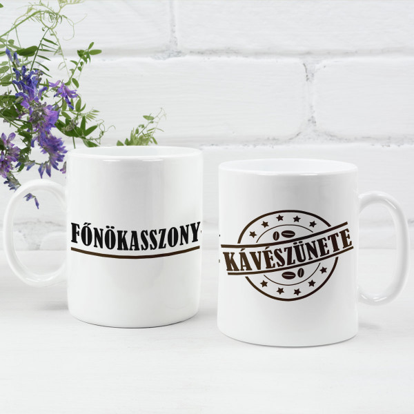 Bögre "A főnökasszony szünete" Bögre "A főnökasszony szünete"