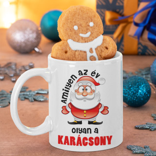 Bögre "Ahogy az év, úgy a karácsony"